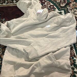 New Balance Cream Hoodie